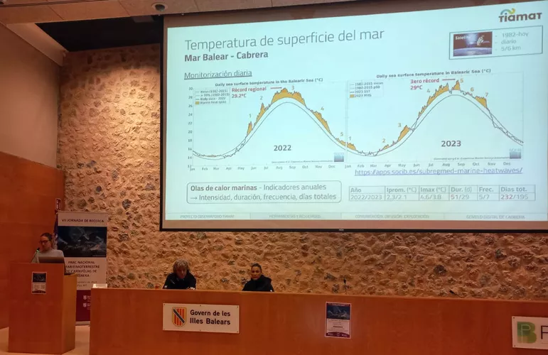 El Observatorio TIAMAT en la VII Jornada de Recerca del Parc Nacional de Cabrera